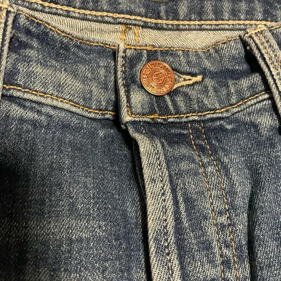 MOTHER Blue Ankle Cropped Jeans - Picture 5 of 9